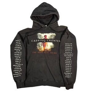 Casting Crowns The Very Next Thing Tour Hoodie Black Graphic Print Concert Merch
